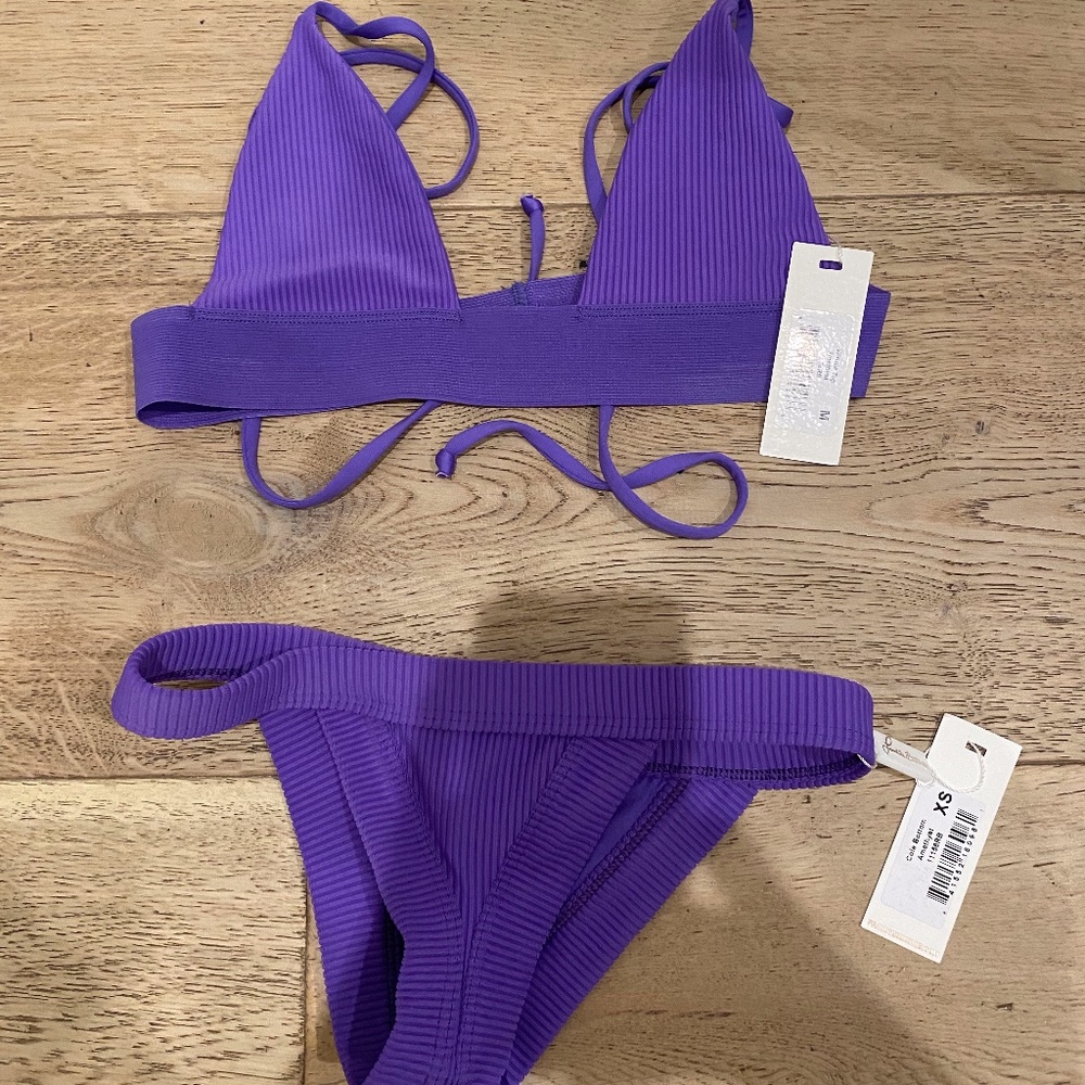 NWT Frankies Purple Set (XS bottom M top)